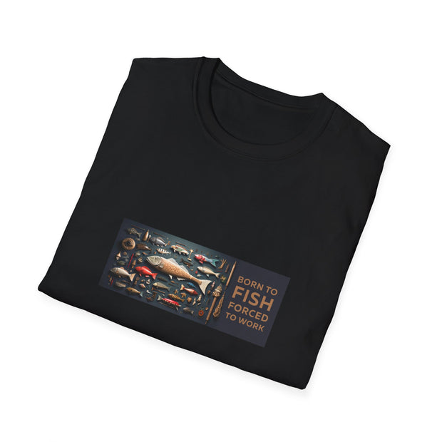 Born to Fish Unisex Softstyle T-Shirt