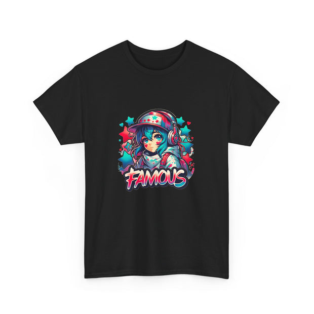 Graffiti Anime Girls Unisex Heavy Cotton Tee