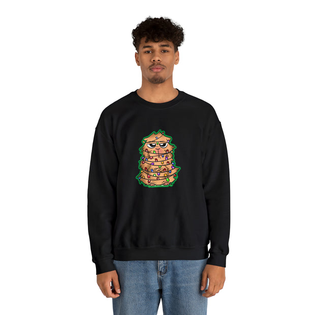 Christmas cat Unisex Heavy Blend™ Crewneck Sweatshirt