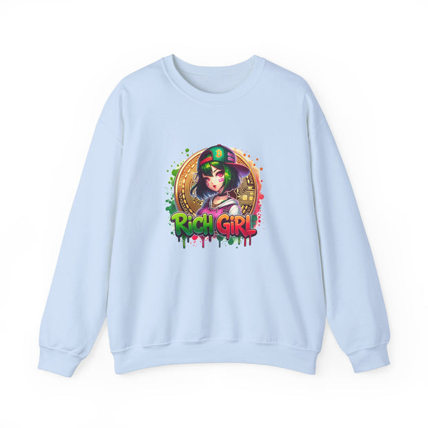 Graffiti Anime Girls Unisex Heavy Blend™ Crewneck Sweatshirt