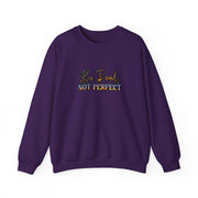 Be Real Not Perfect Unisex Heavy Blend™ Crewneck Sweatshirt