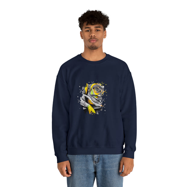 Rose Unisex Heavy Blend™ Crewneck Sweatshirt