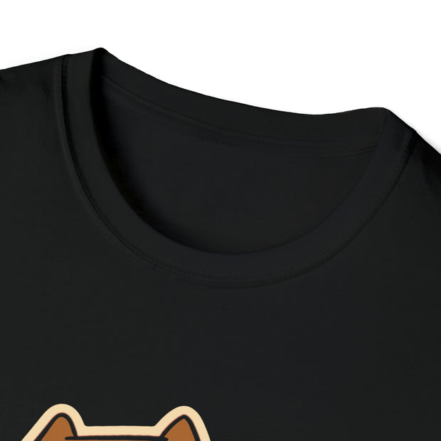 Christmas cat Unisex Softstyle T-Shirt