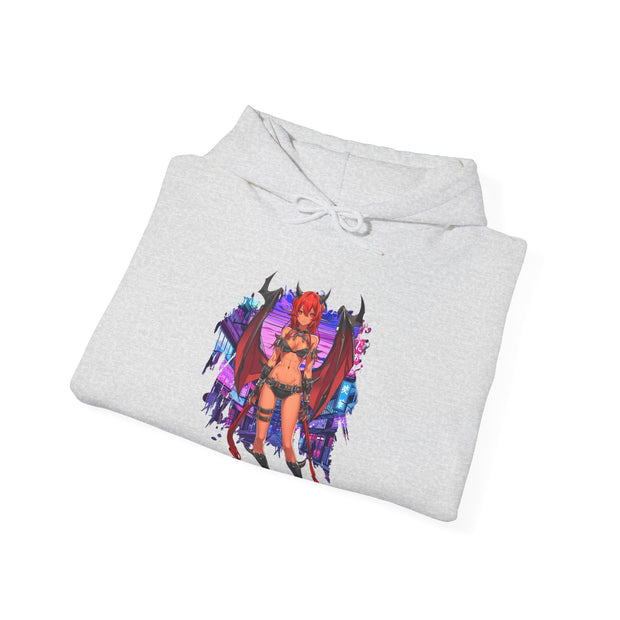 Anime Female Demon Unisex Heavy Blend™ Hooded Sweatshirt