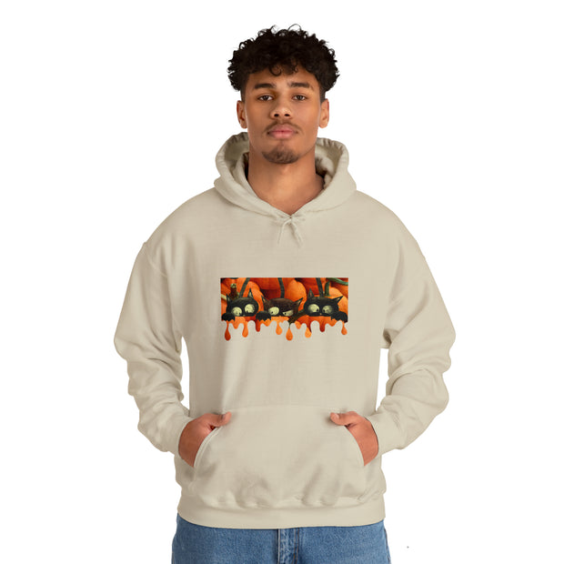 Pumpkin cats Unisex Heavy Blend™ Hooded Sweatshirt