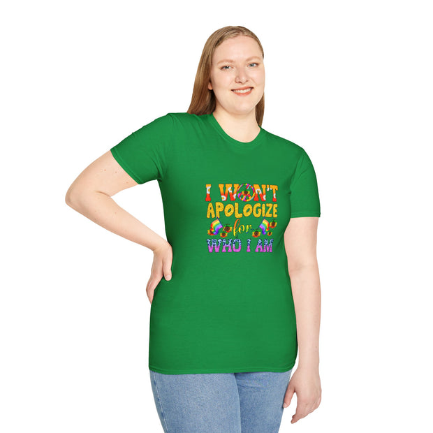 I won’t Apologize Unisex Softstyle T-Shirt