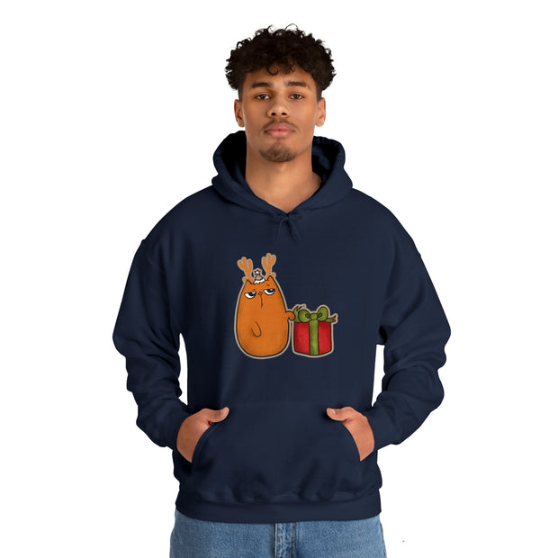 Christmas cat Unisex Heavy Blend™ Hooded Sweatshirt