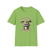 I Pretend that Coffee Helps Unisex Softstyle T-Shirt