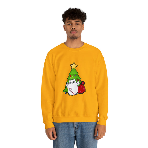 Christmas cat Unisex Heavy Blend™ Crewneck Sweatshirt