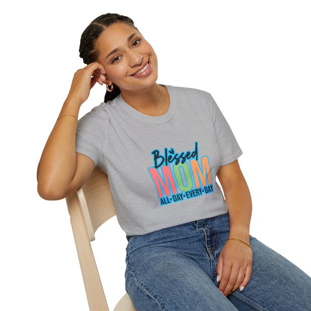 Blessed Mom Unisex Softstyle T-Shirt