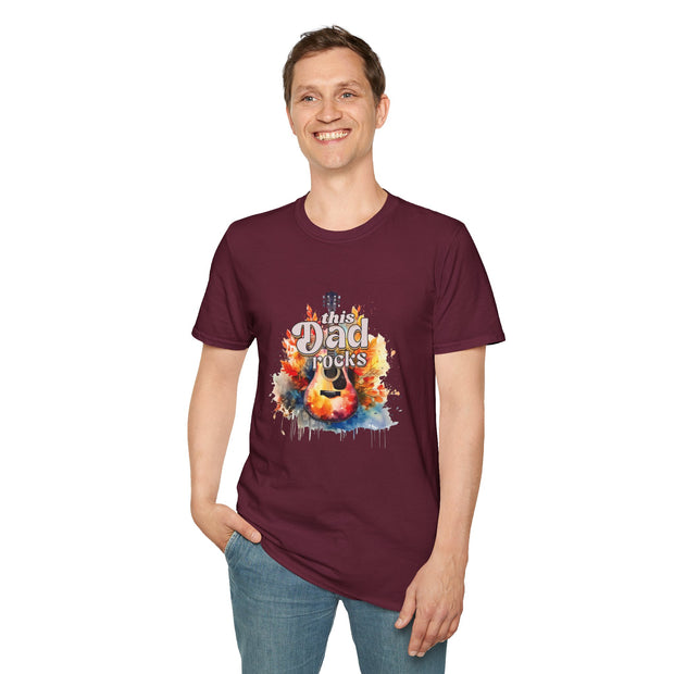 This Dad Rocks Unisex Softstyle T-Shirt