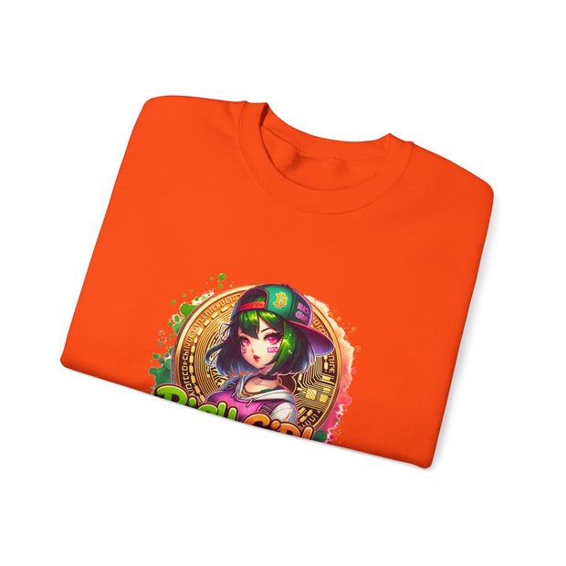 Graffiti Anime Girls Unisex Heavy Blend™ Crewneck Sweatshirt