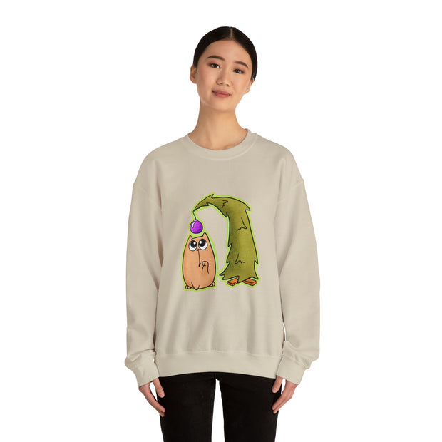 Christmas cat Unisex Heavy Blend™ Crewneck Sweatshirt