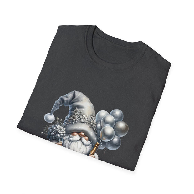 New Year Gnome Unisex Softstyle T-Shirt