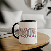 Praying Mama Accent Mugs, 11oz