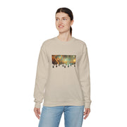 Golden Musical Notes Unisex Heavy Blend™ Crewneck Sweatshirt