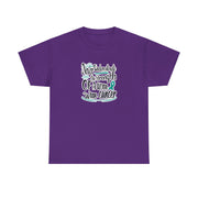 Ovarian Cancer Unisex Heavy Cotton Tee