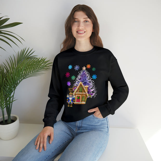 Gnome Nutcracker Unisex Heavy Blend™ Crewneck Sweatshirt