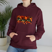 Pumpkin cats Unisex Heavy Blend™ Hooded Sweatshirt