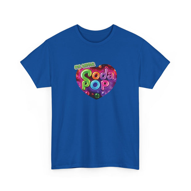 Soda Pop Heart Tee - Vintage Unisex Cotton T-Shirt, Casual Wear, Retro Graphic Tee, Gift for Soda Lovers, Summer Fashion