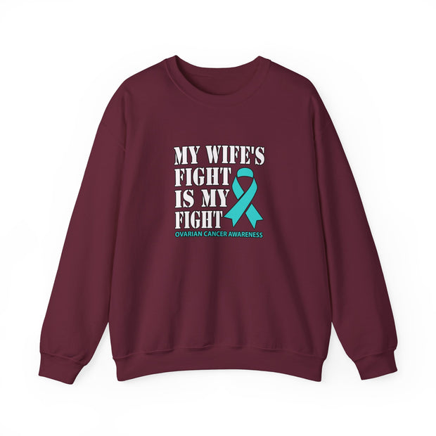 My Wife’s Fight Unisex Heavy Blend™ Crewneck Sweatshirt