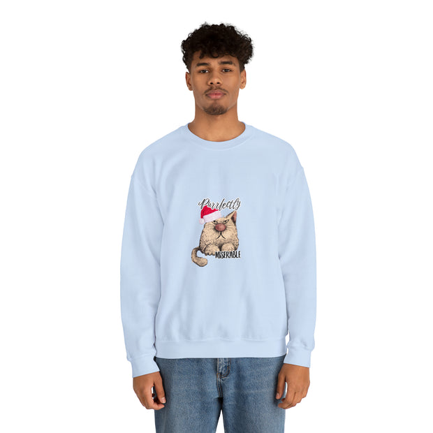 Christmas cat Unisex Heavy Blend™ Crewneck Sweatshirt