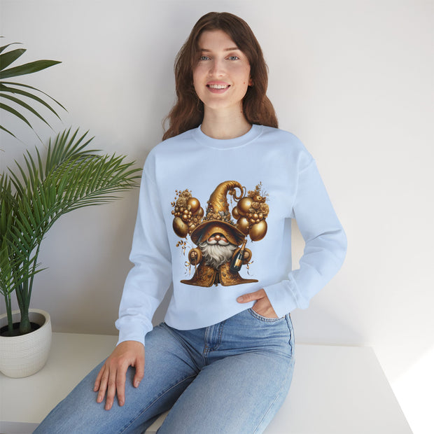 New Year Gnome Unisex Heavy Blend™ Crewneck Sweatshirt