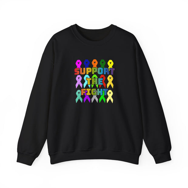 Support the Fight Unisex Heavy Blend™ Crewneck Sweatshirt
