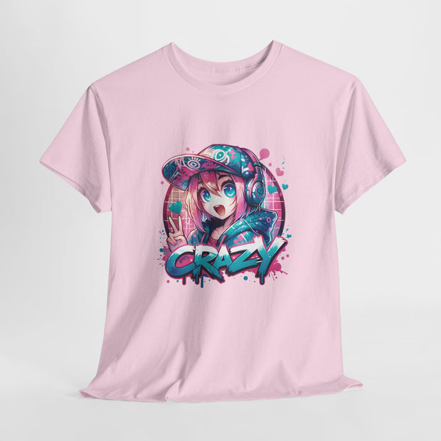 Graffiti Anime Girls Unisex Heavy Cotton Tee
