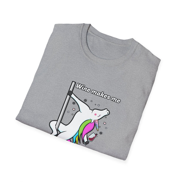 Unicorn Wine Unisex Softstyle T-Shirt