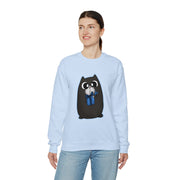 Christmas cat Unisex Heavy Blend™ Crewneck Sweatshirt