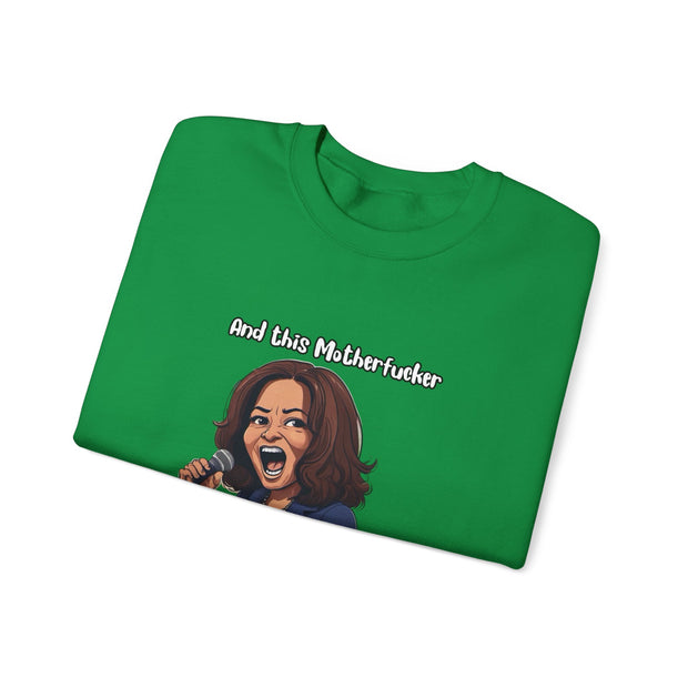 And This Motherf***** Unisex Heavy Blend™ Crewneck Sweatshirt