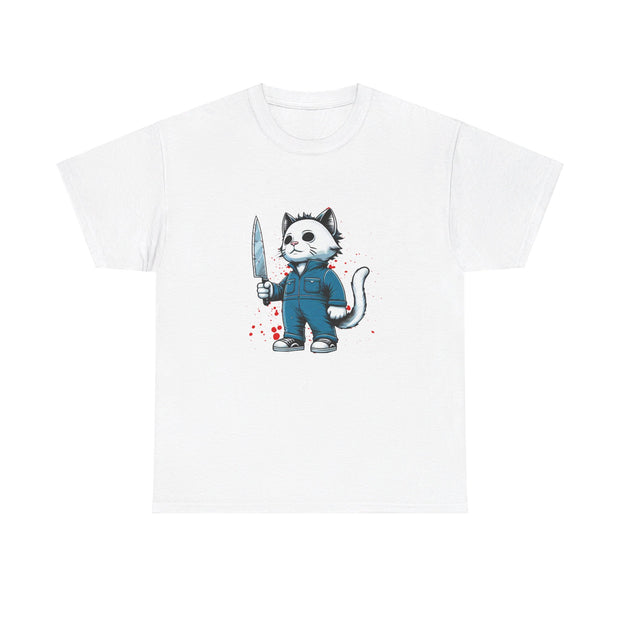 Horror Movie Cats Unisex Heavy Cotton Tee