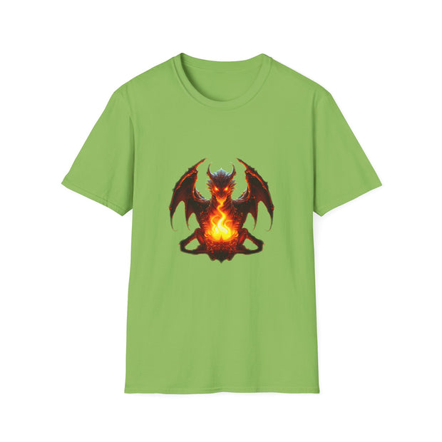 Fire Dragon Unisex Softstyle T-Shirt