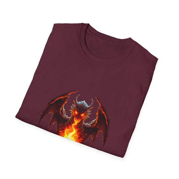 Fire Dragon Unisex Softstyle T-Shirt