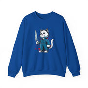 Horror Movie Cats Unisex Heavy Blend™ Crewneck Sweatshirt