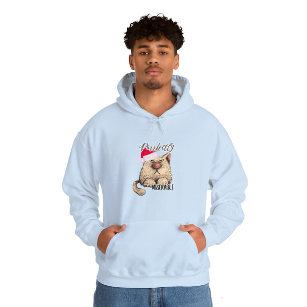 Christmas cat Unisex Heavy Blend™ Hooded Sweatshirt