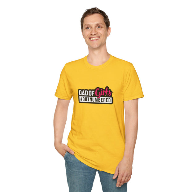 Dad of Girls Unisex Softstyle T-Shirt