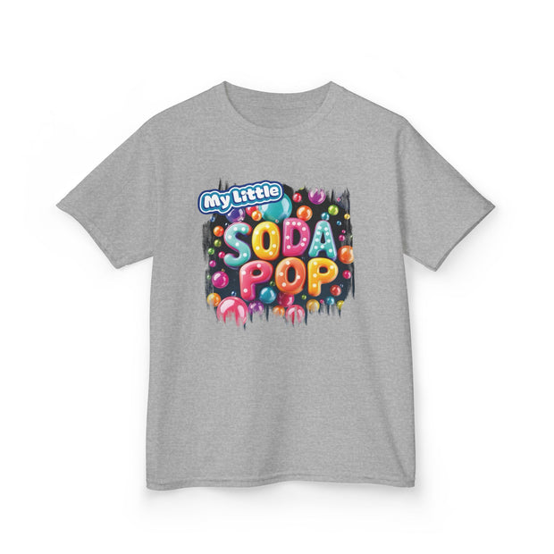 Kids Soda Pop Tee, Fun T-Shirt, Cute Apparel for Kids, Gift for Birthdays, Playdate Outfit, Colorful Kidswear