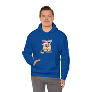 Christmas cat Unisex Heavy Blend™ Hooded Sweatshirt