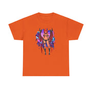 Anime Female Demon Unisex Heavy Cotton Tee