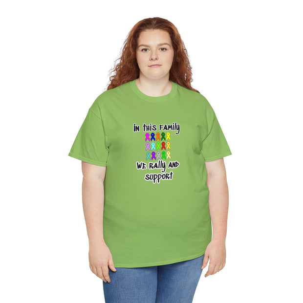 Cancer Support Unisex Heavy Cotton Tee