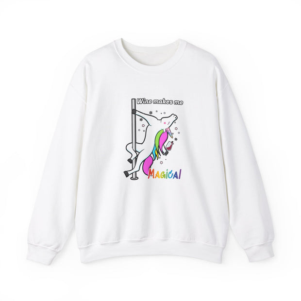 Unicorn Wine Unisex Heavy Blend™ Crewneck Sweatshirt