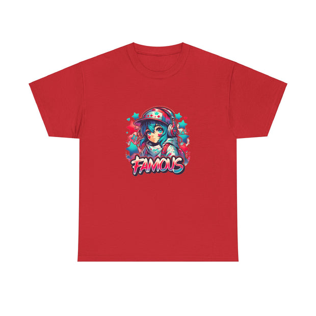 Graffiti Anime Girls Unisex Heavy Cotton Tee