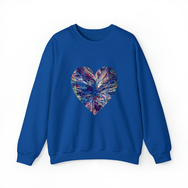 Heart butterfly Unisex Heavy Blend™ Crewneck Sweatshirt