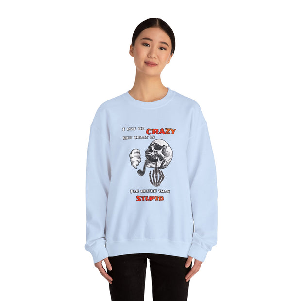 Crazy Skull Unisex Heavy Blend™ Crewneck Sweatshirt