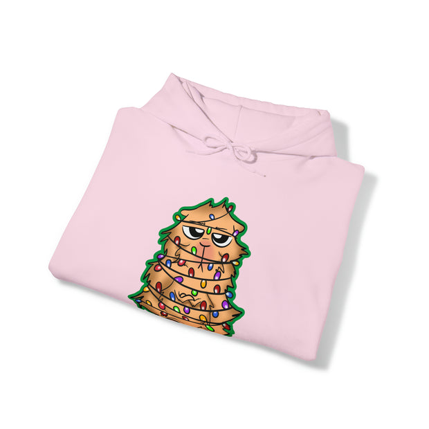 Christmas cat Unisex Heavy Blend™ Hooded Sweatshirt