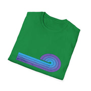 Semicircle Stripes Unisex Softstyle T-Shirt