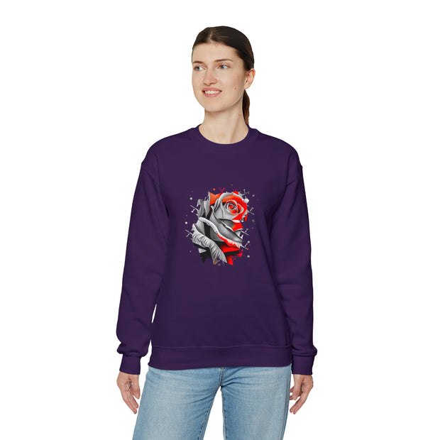 Rose Unisex Heavy Blend™ Crewneck Sweatshirt