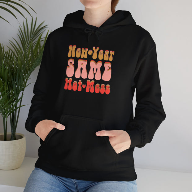 Same Hot Mess Unisex Heavy Blend™ Hooded Sweatshirt